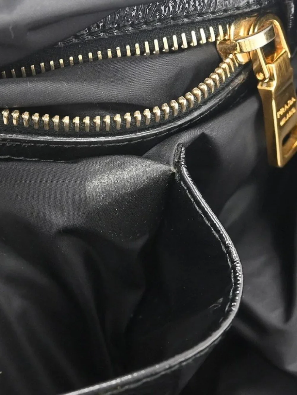 Prada Black Nylon Tote Handbag